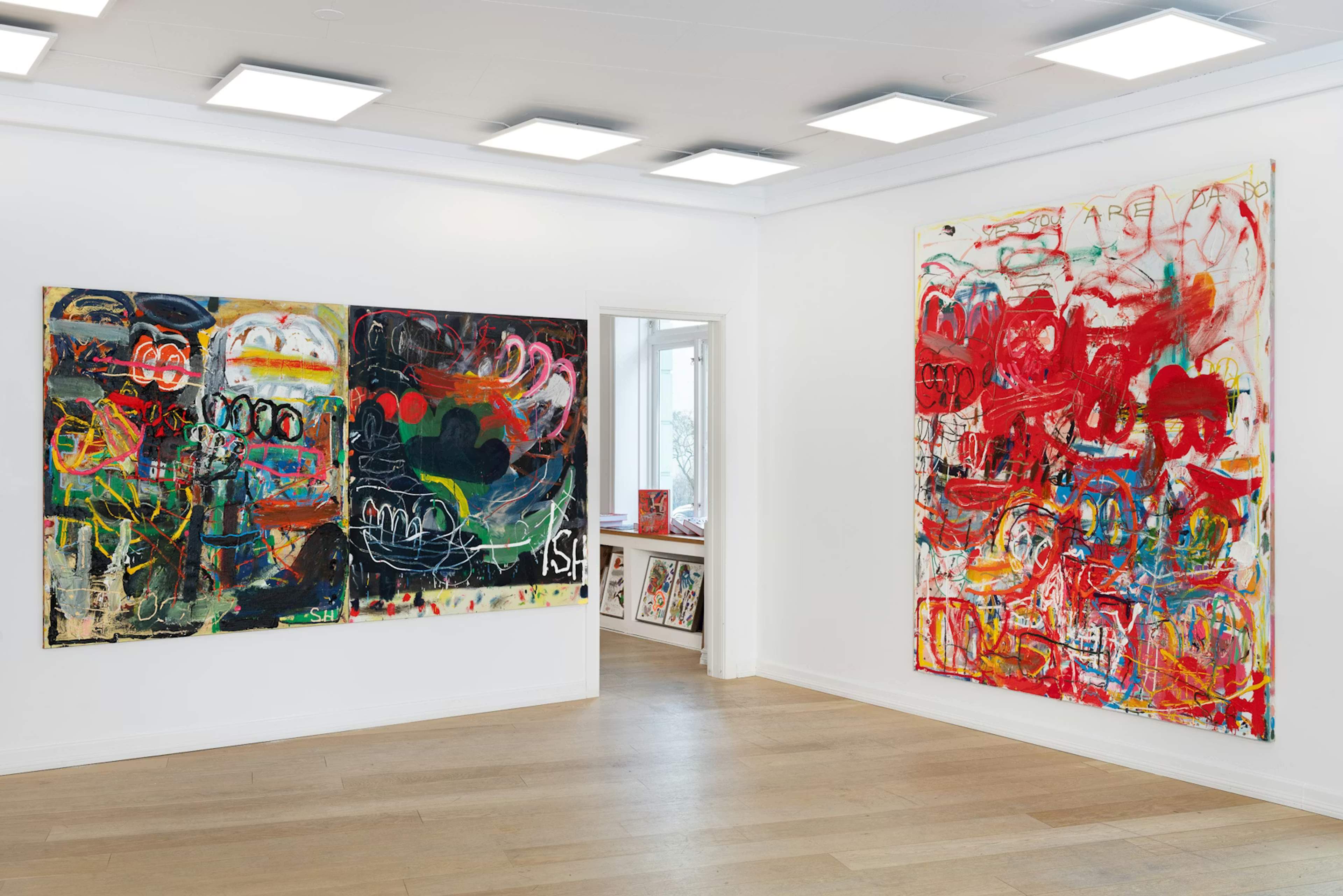 Sebastian Helling, Installation view, Melee