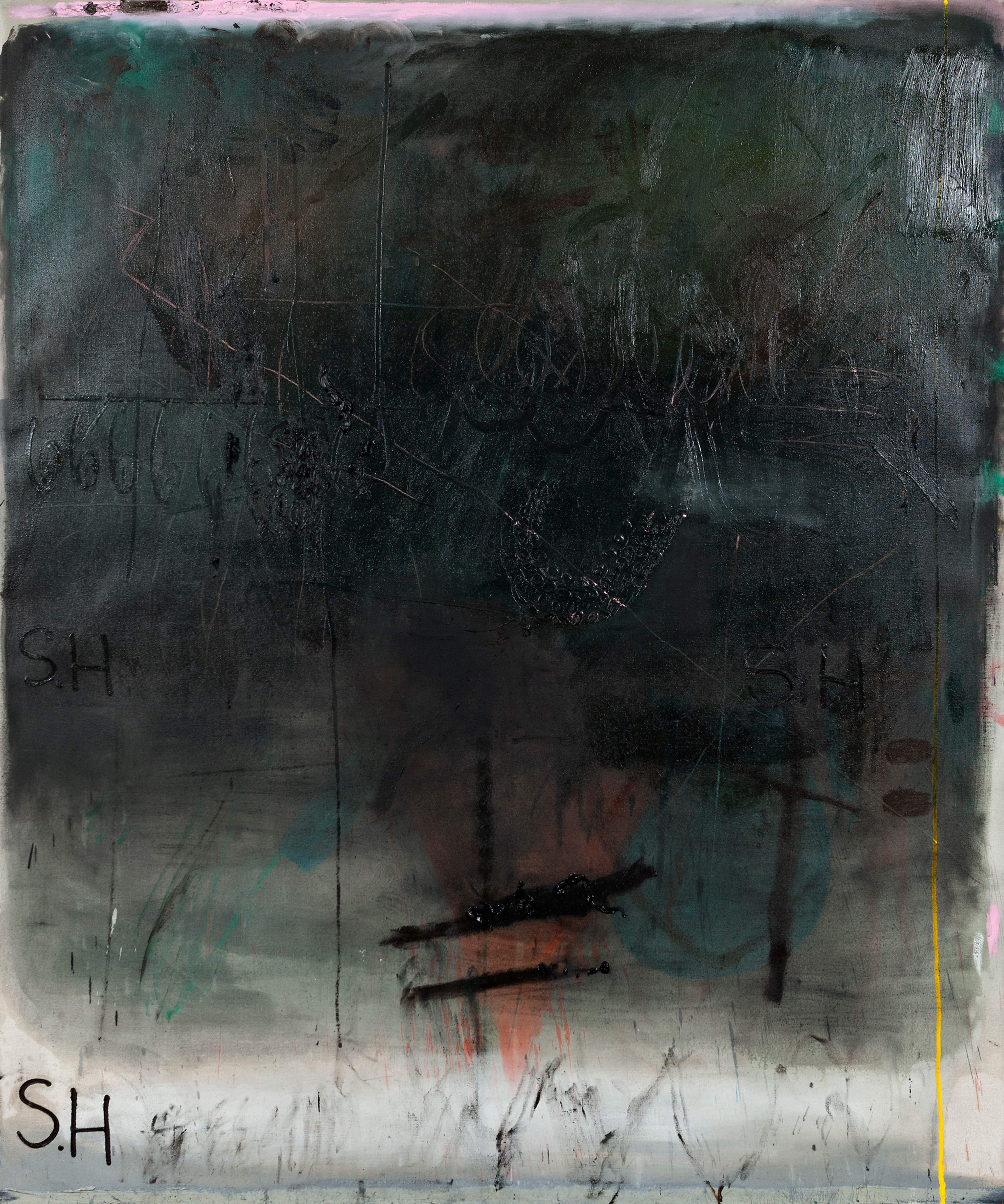 Sebastian Helling, Black, 2013, oil paint on linen, 220x183 cm