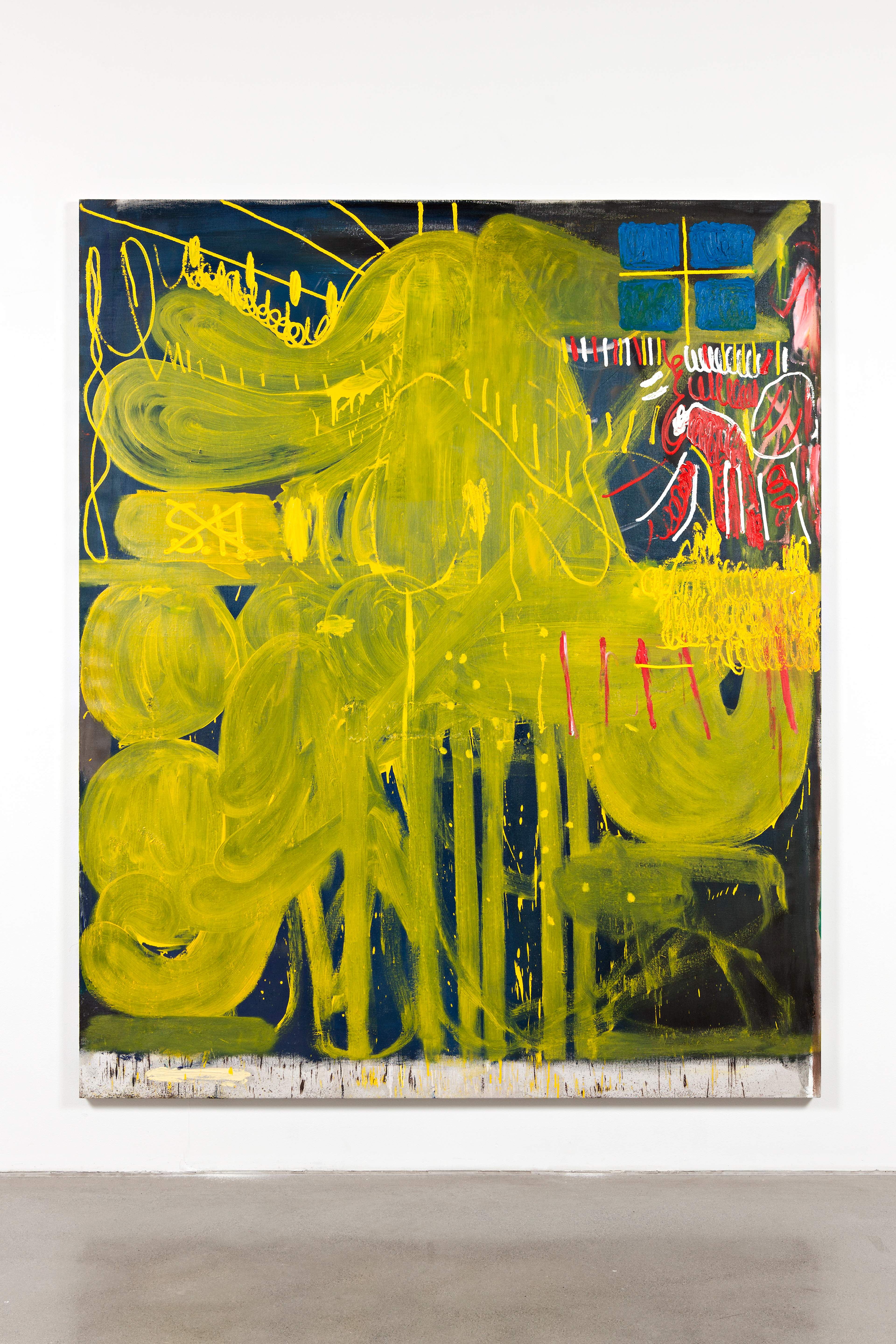 Sebastian Helling, Gimme, 2013, oil paint on linen, 220x183 cm