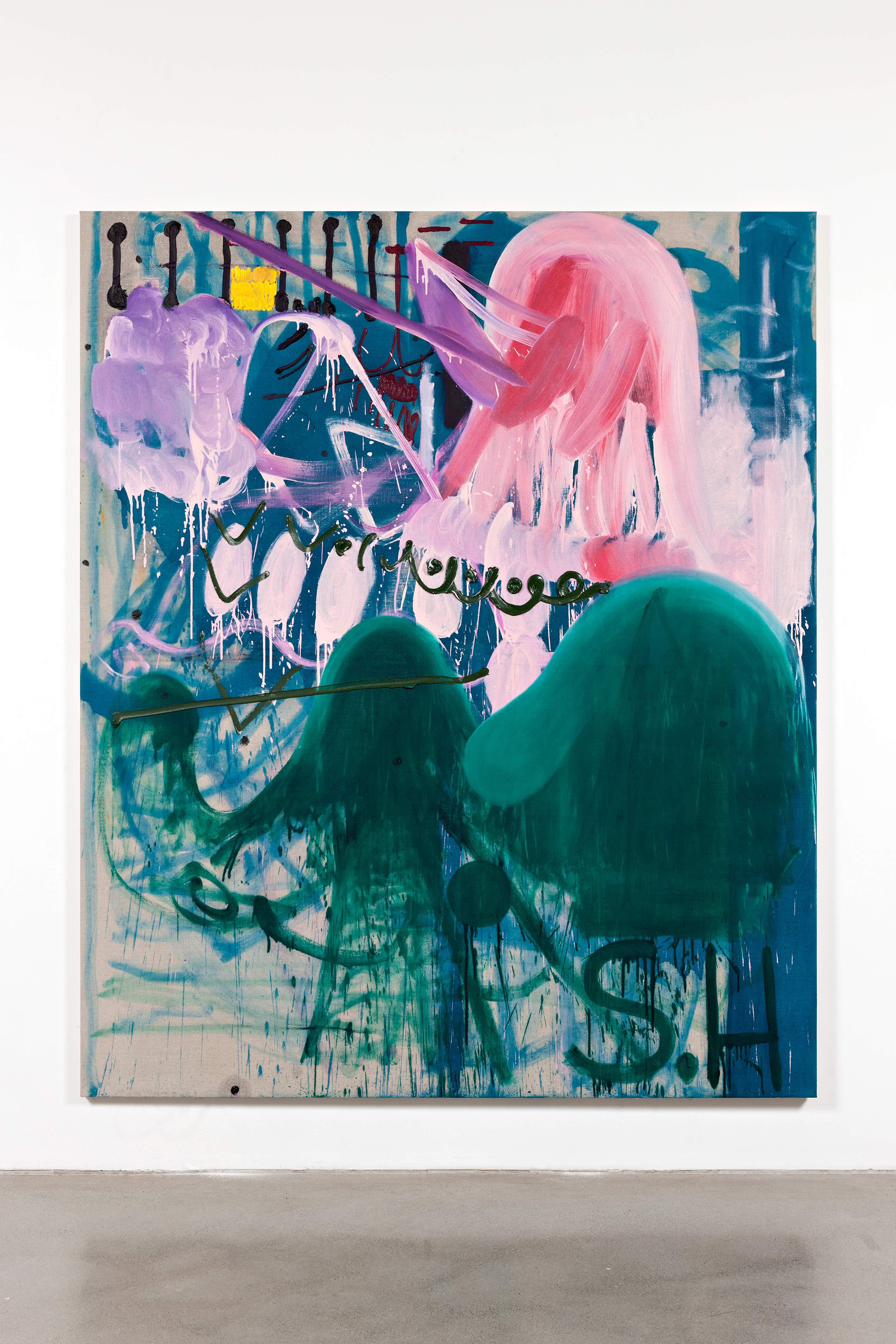 Sebastian Helling, Candy, 2013, oil paint on linen, 220x183 cm