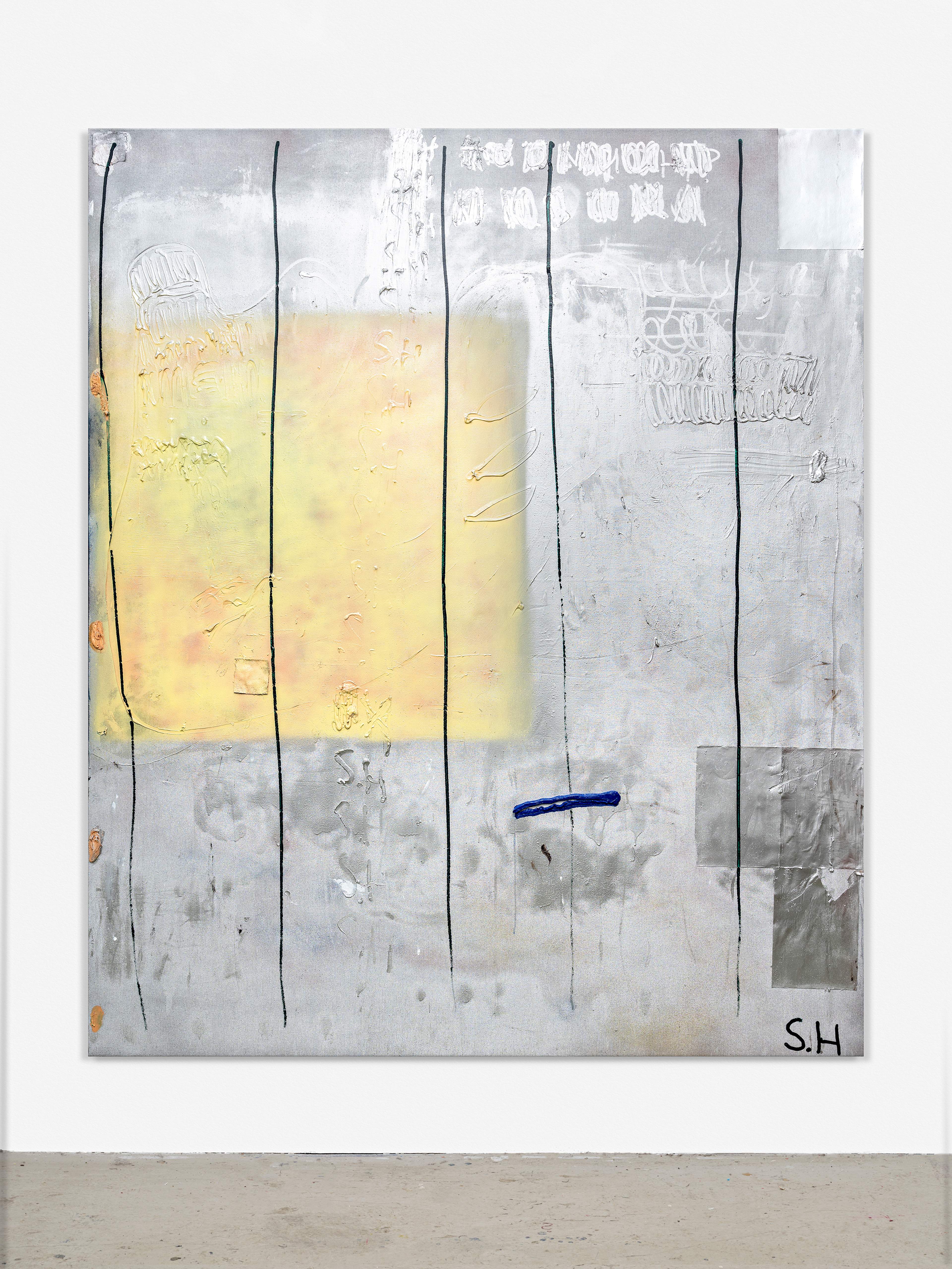 Sebastian Helling, Heaven, 2020, spray and oil paint on linen, 220x185 cm