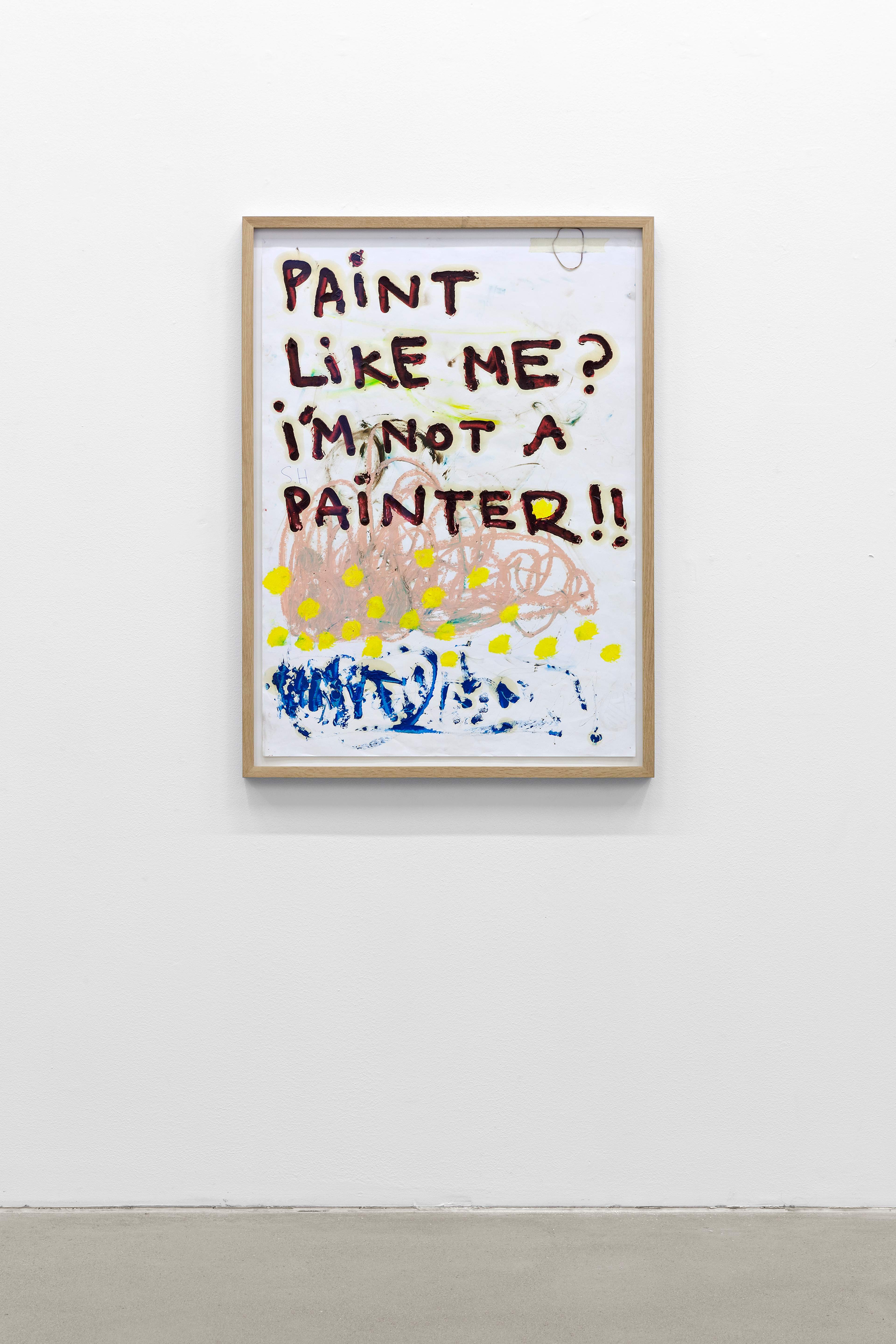 Sebastian Helling, Paint Like Me? I'm Not A Painter, 2011, mixed media on paper