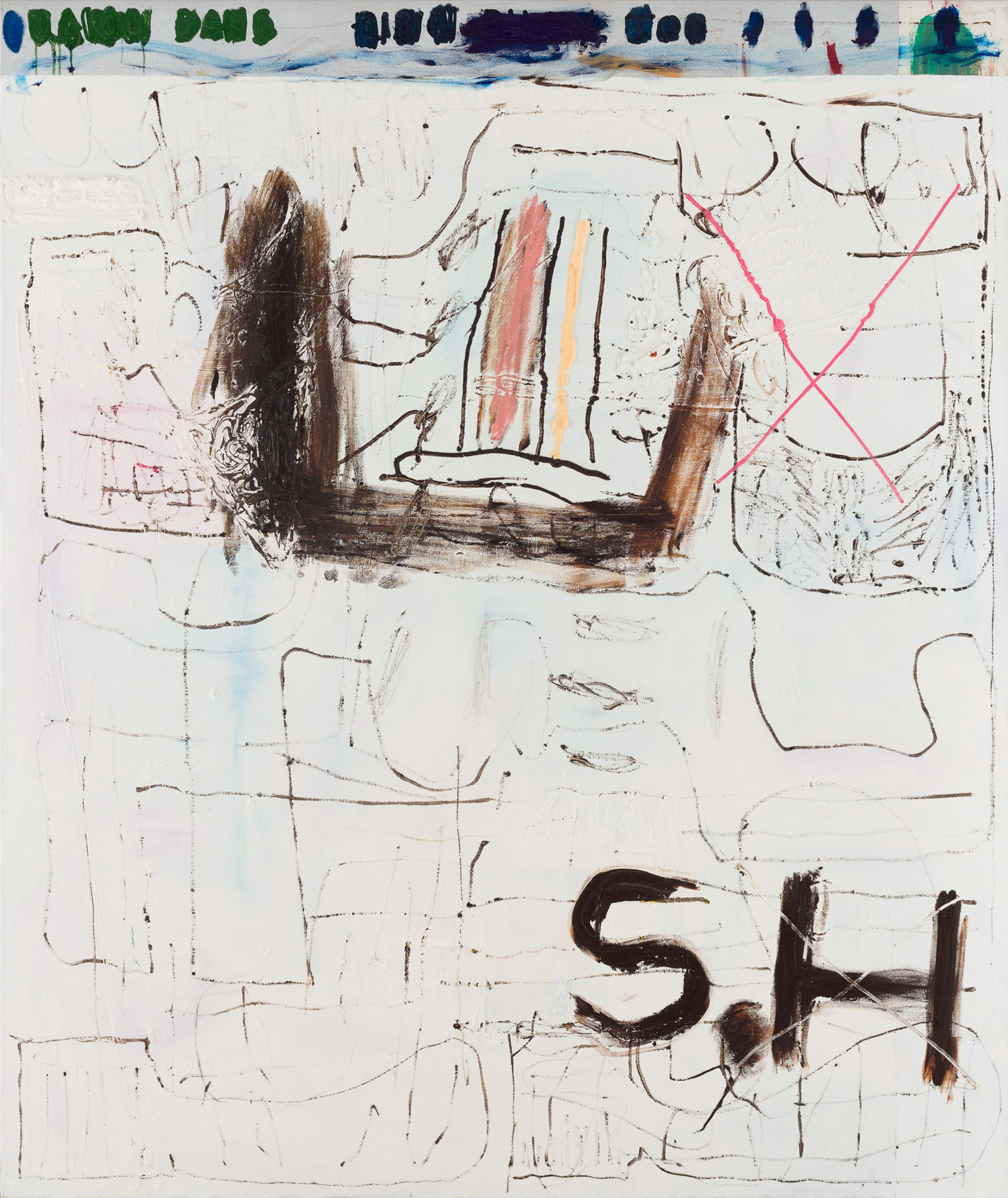 Sebastian Helling, Singing Winds, 2022, oil paint on linen, 220x185 cm