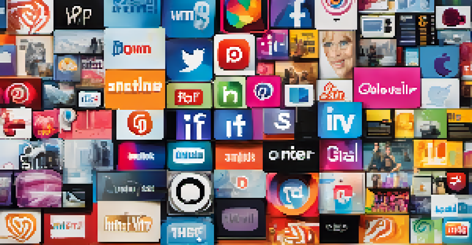 A vibrant collage of social media posts promoting a film, showcasing engaging graphics and teaser trailers across various platforms.