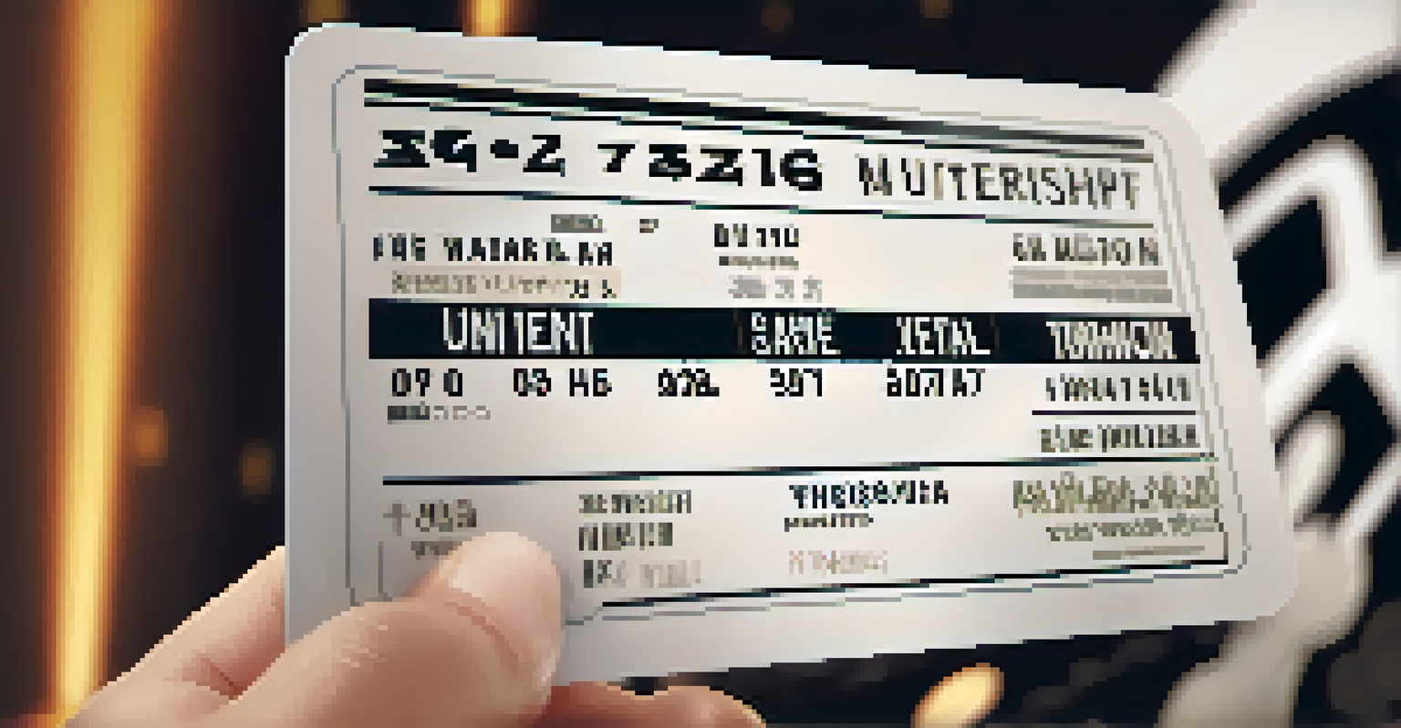 Close-up of an actor's hand holding a SAG membership card with film reels and scripts in the background.