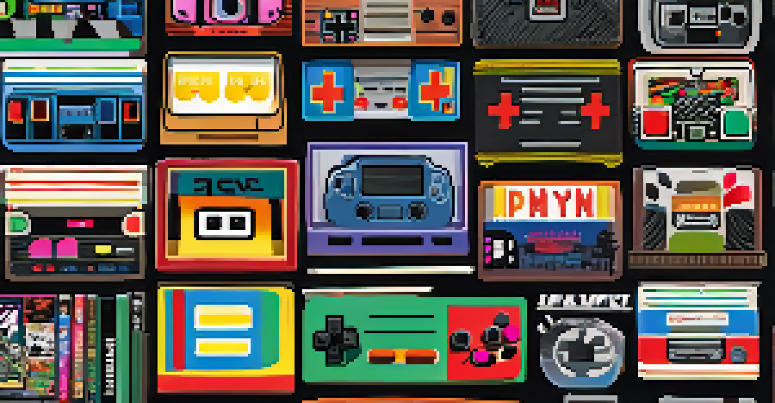 A close-up of a video game controller in front of various game covers featuring Hollywood actors.