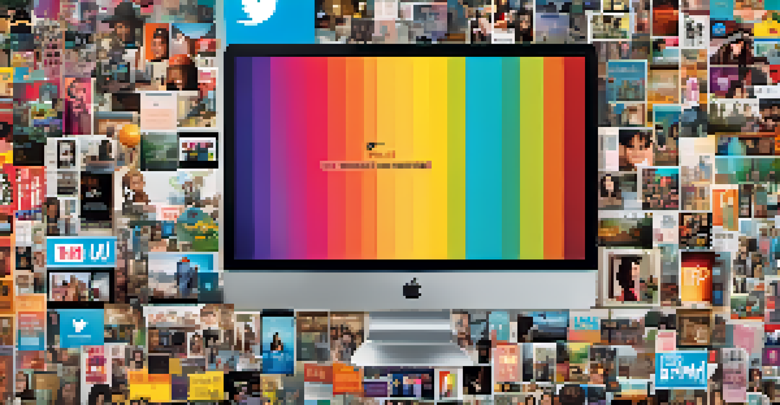 A vibrant social media campaign collage for an indie film, showcasing enthusiastic posts and fan art across platforms like Twitter and Instagram.