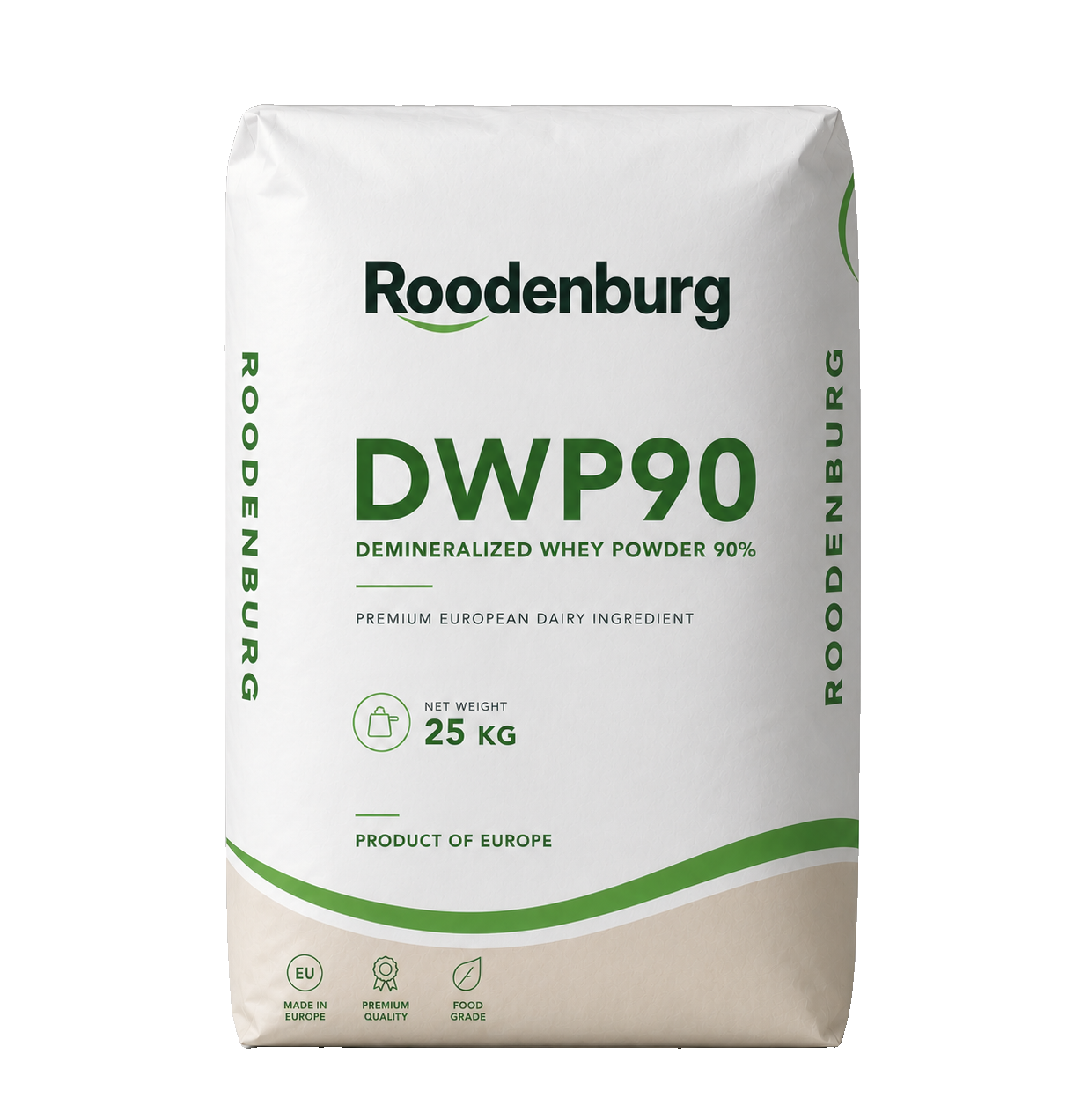 Packaging for DWP90 sourced through Roodenburg Dairy
