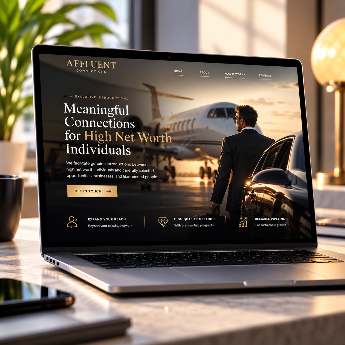 Affluent Connections project preview