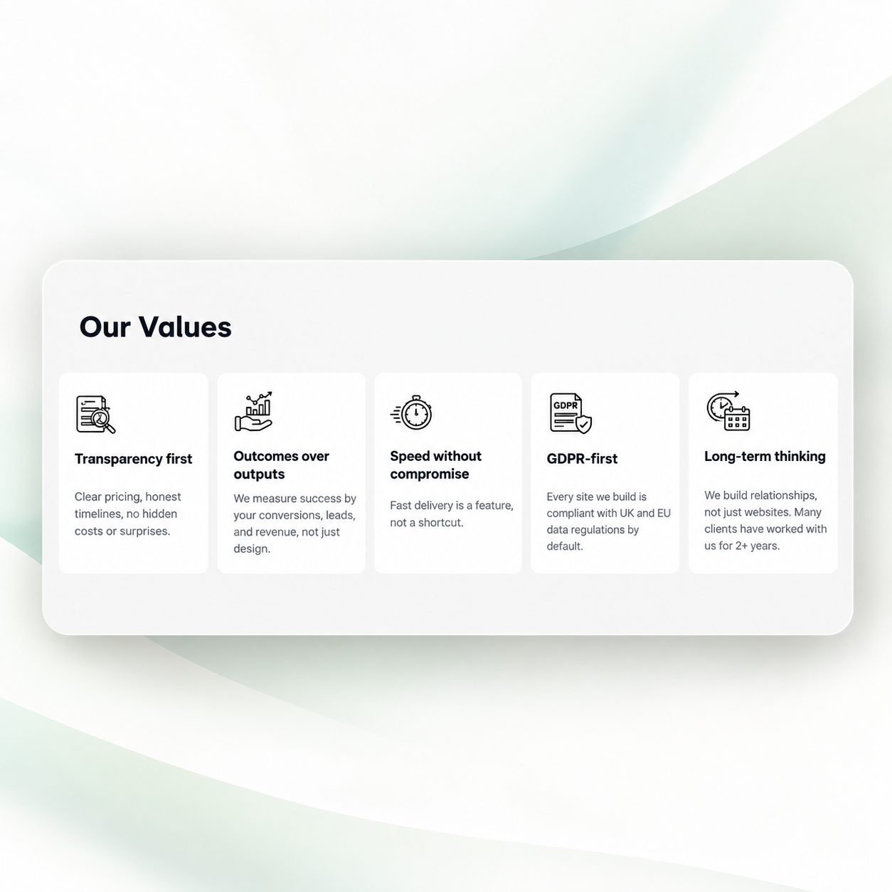 Web Techies design detail 1