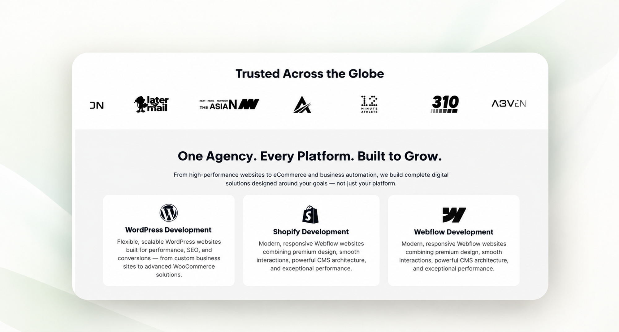 Web Techies design detail 1