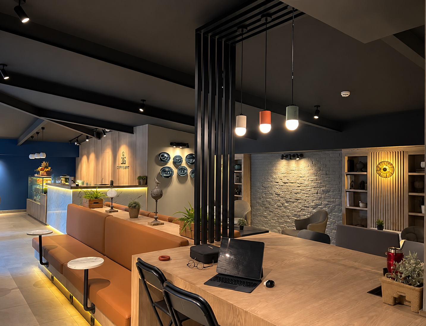 CITYLOFT 36 lobisinde ortak çalışma alanı