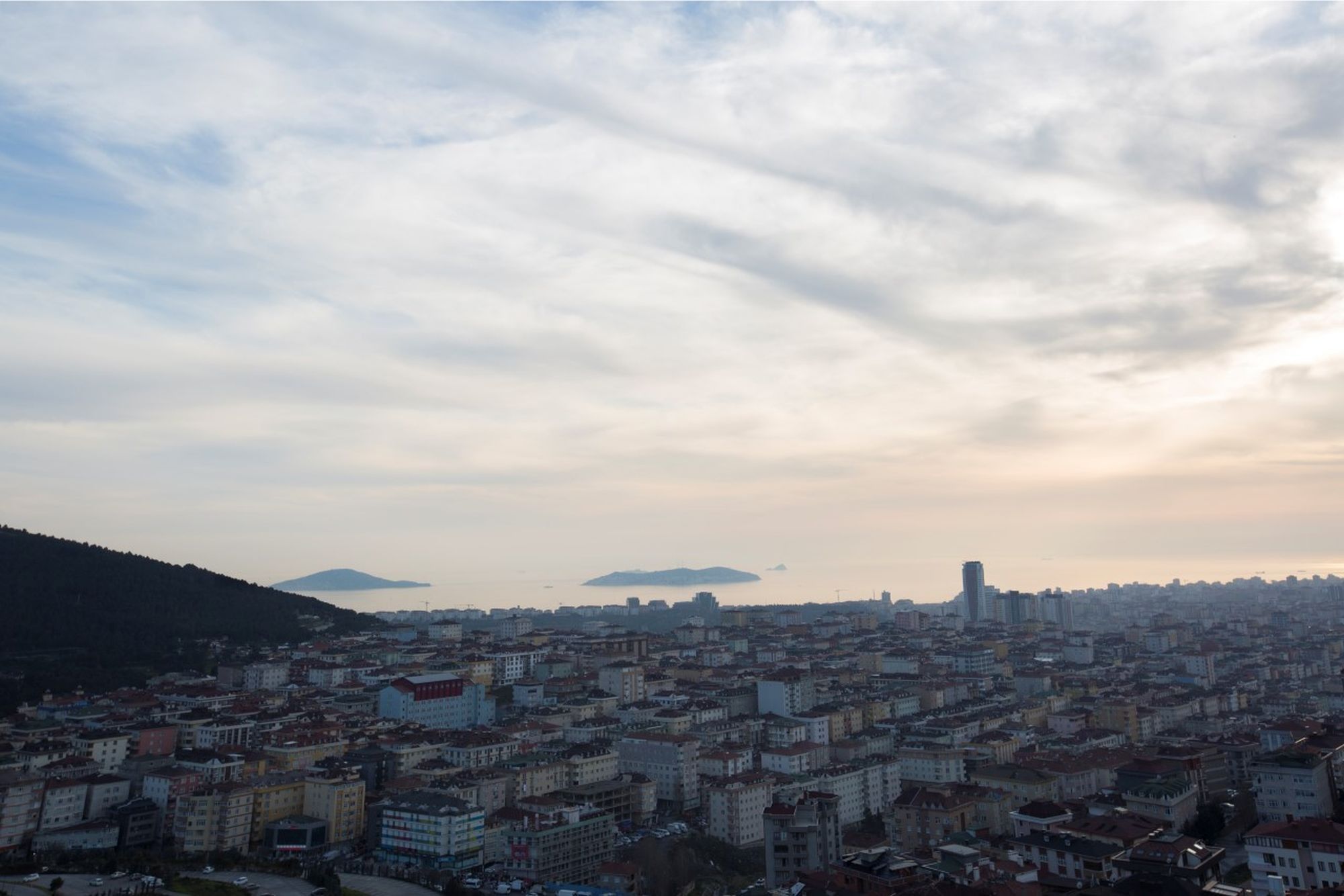 CITYLOFT 161 One Bedroom Sea view: Pencereden Anadolu Yakası ve deniz manzarası