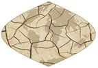 On the numbers and areas of tectonic plates, continents, and other geologic tiles