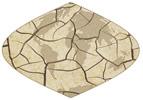 On the numbers and areas of tectonic plates, continents, and other geologic tiles