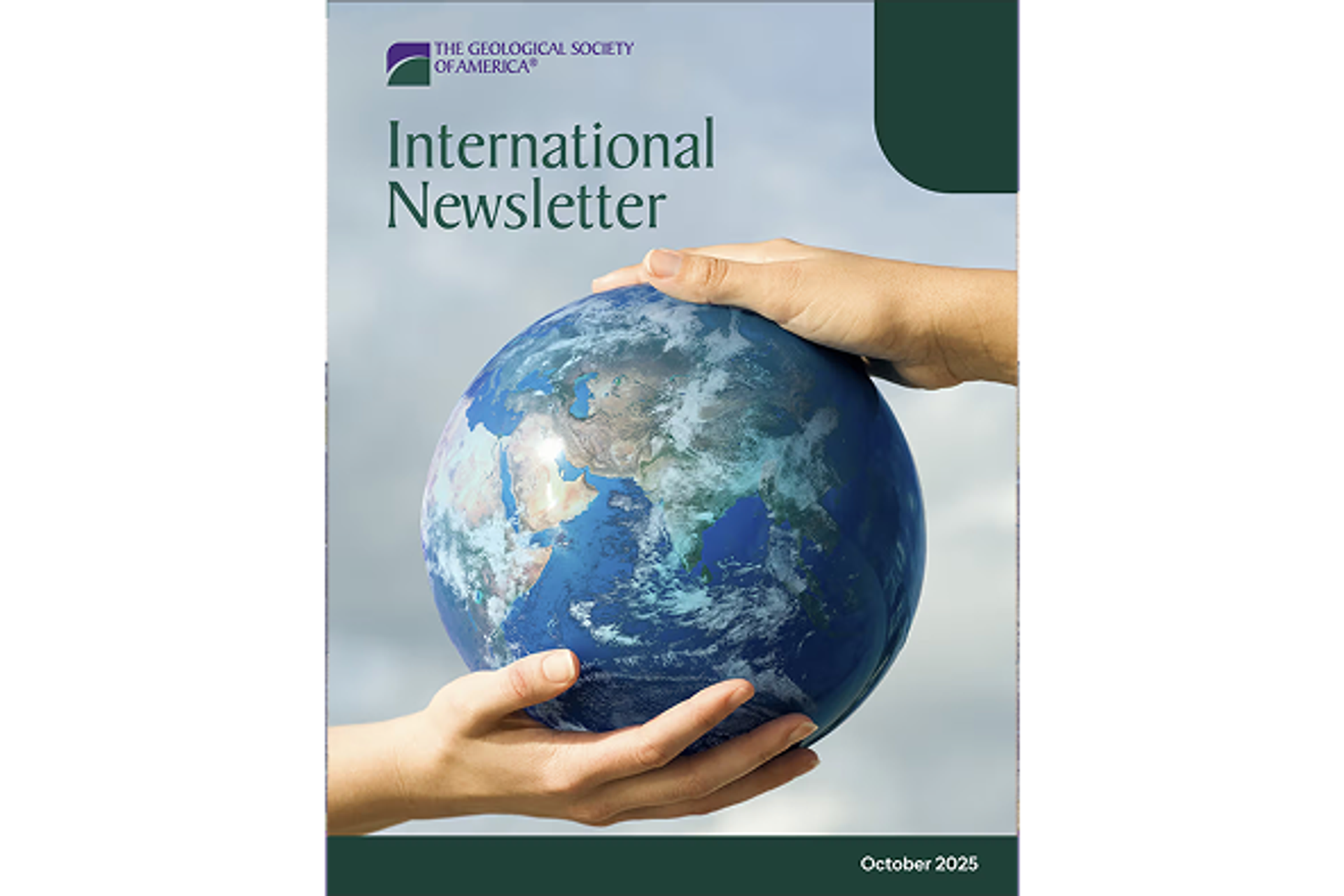 GSA International Newsletter October 2025 cover