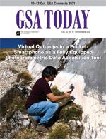 Cover image for GSA Today Issue: September 2021