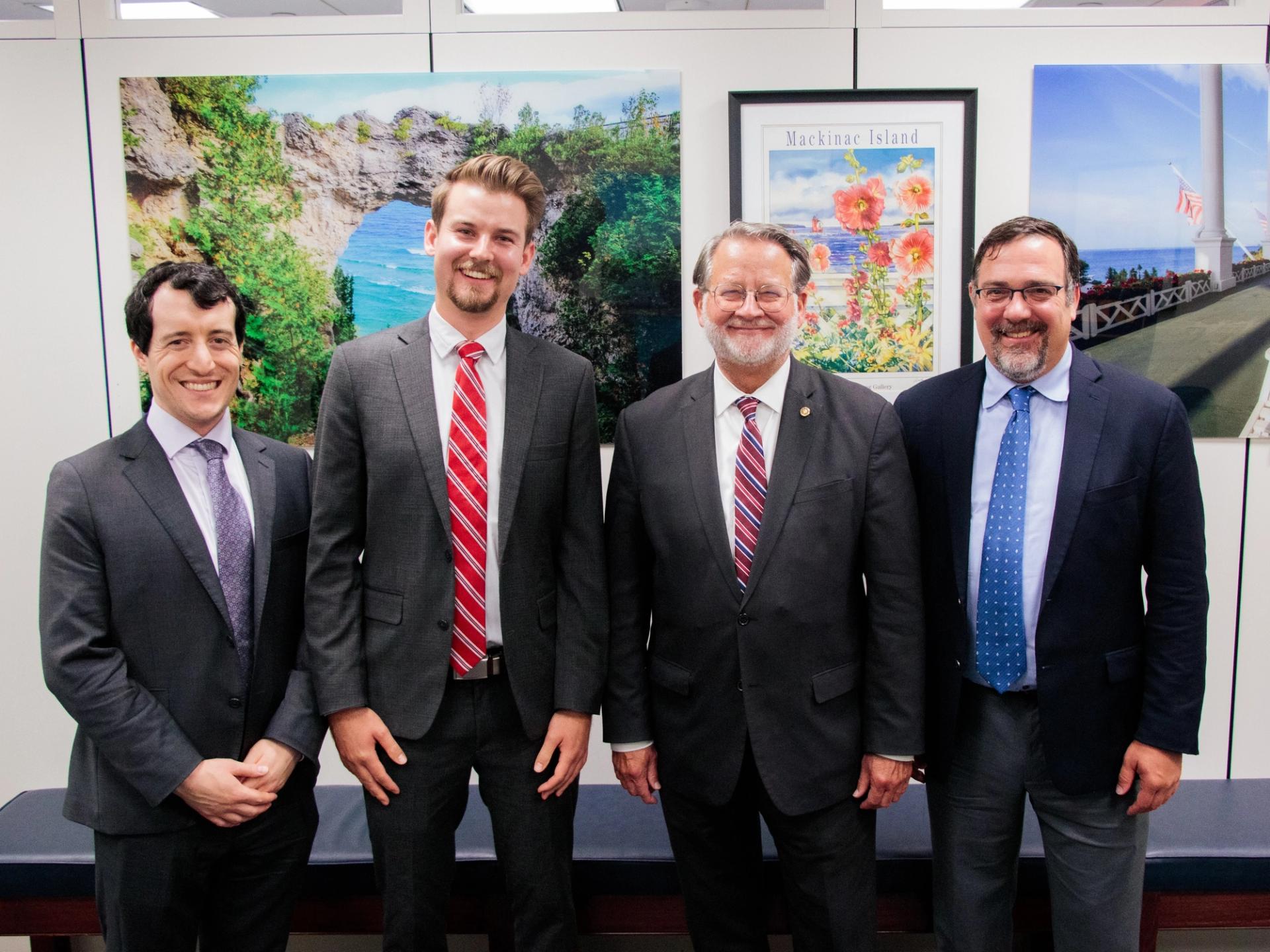 GSA geoscientists at Capitol on Congressional Visits Day