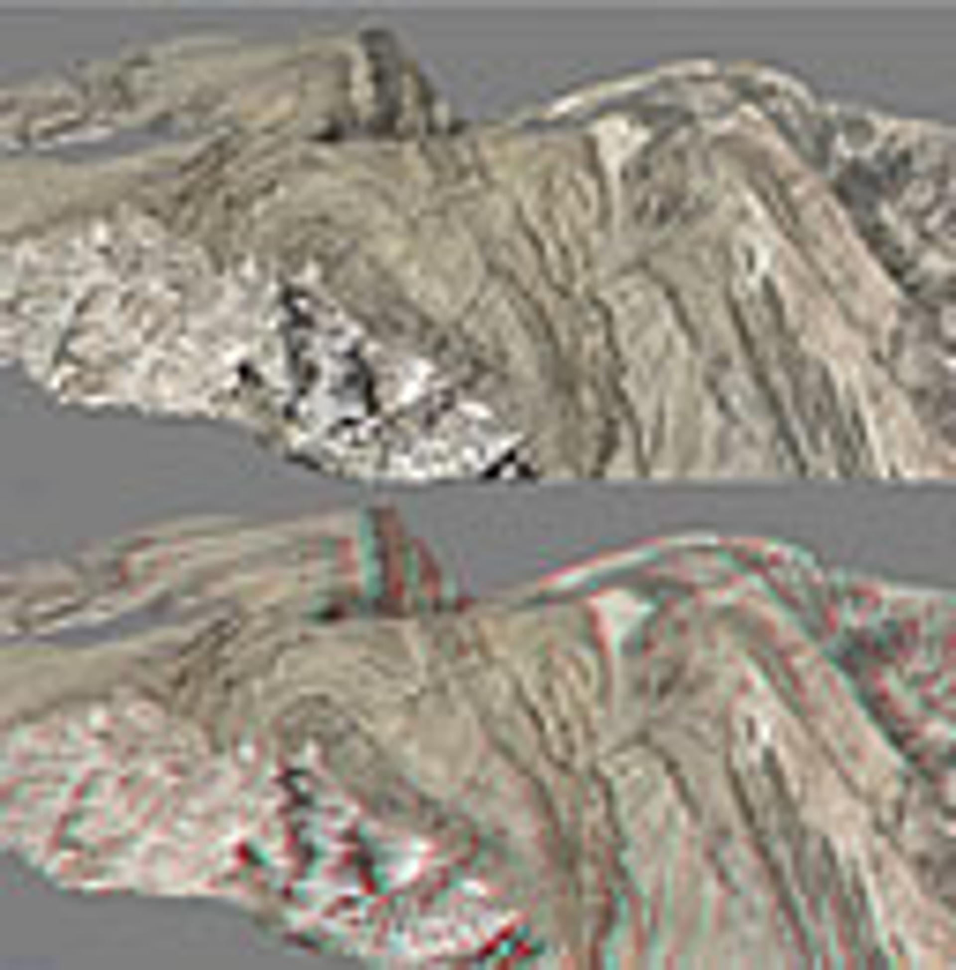 a 3D geologic mapping rendering