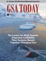 Cover image for GSA Today Issue: August 2019
