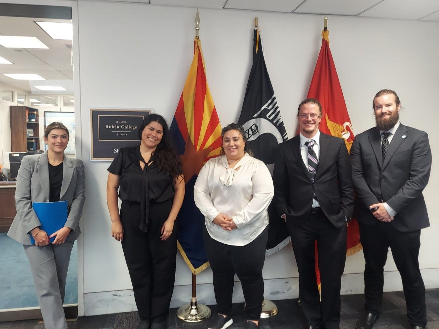GSA geoscientists at Senator Gallego Meeting on Congressional Visits Day