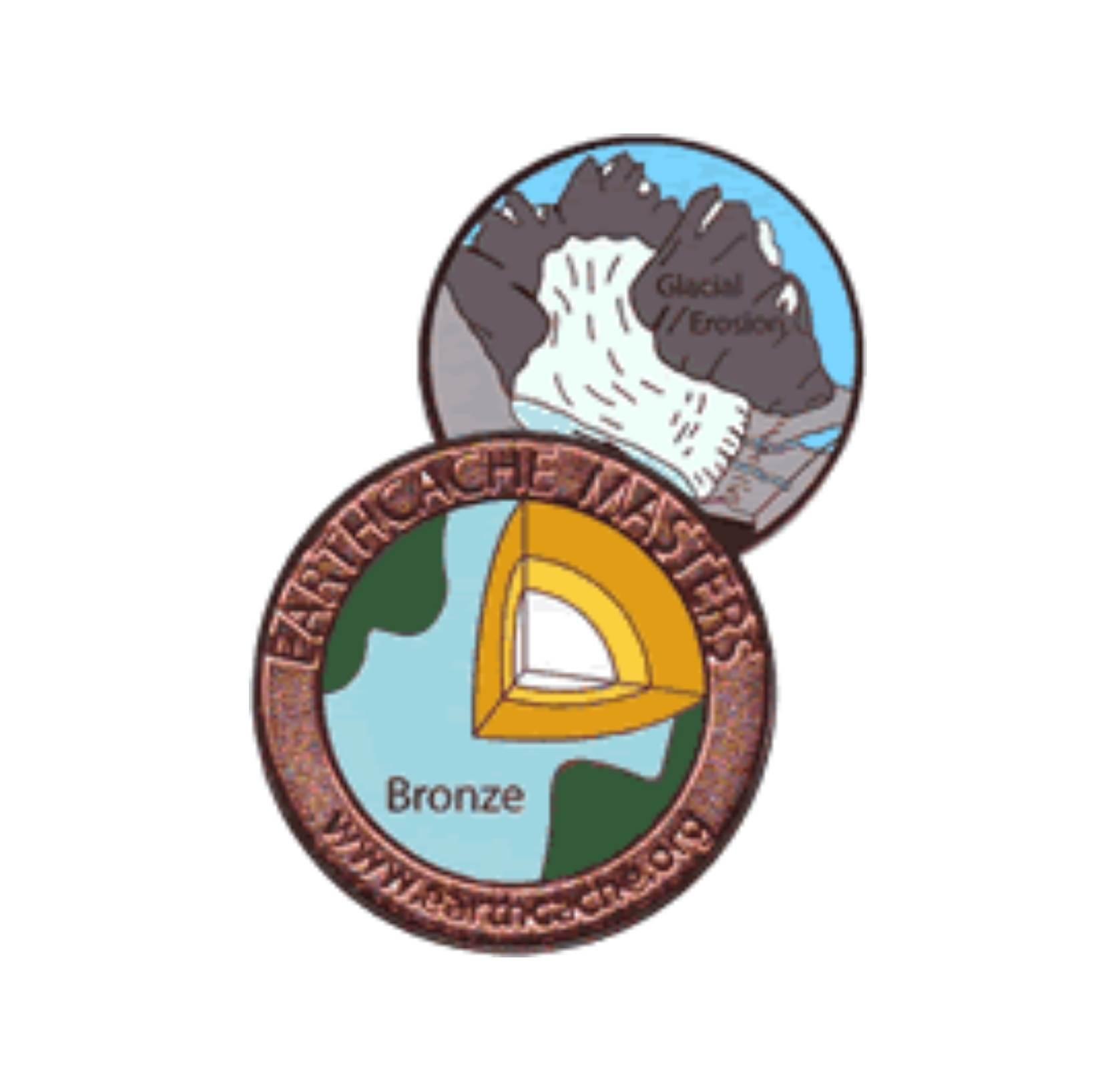 Bronze Earthcache Pin Image