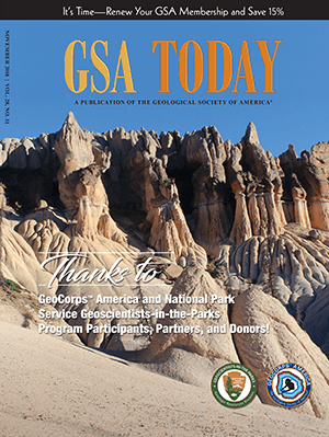 Cover image for GSA Today Issue: November 2018