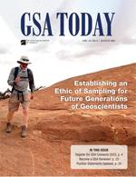 Cover image for GSA Today Issue: August 2023