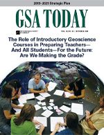 Cover image for GSA Today Issue: October 2019