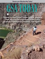 Cover image for GSA Today Issue: November 2020