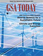 Cover image for GSA Today Issue: May 2023