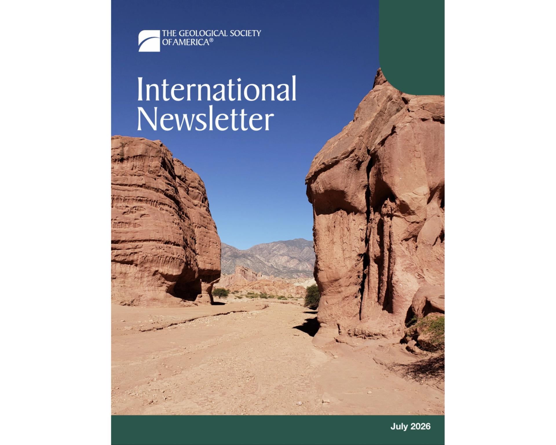 GSA International Newsletter July 2026 cover