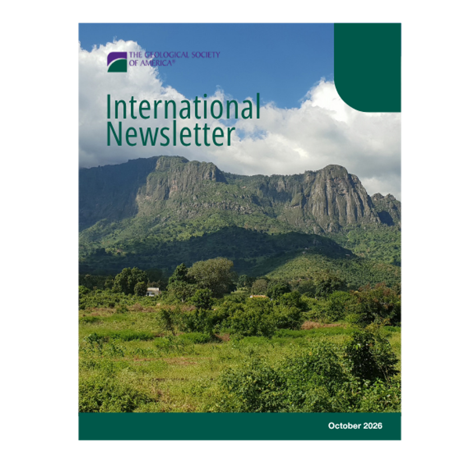 GSA International Newsletter October 2026 cover   