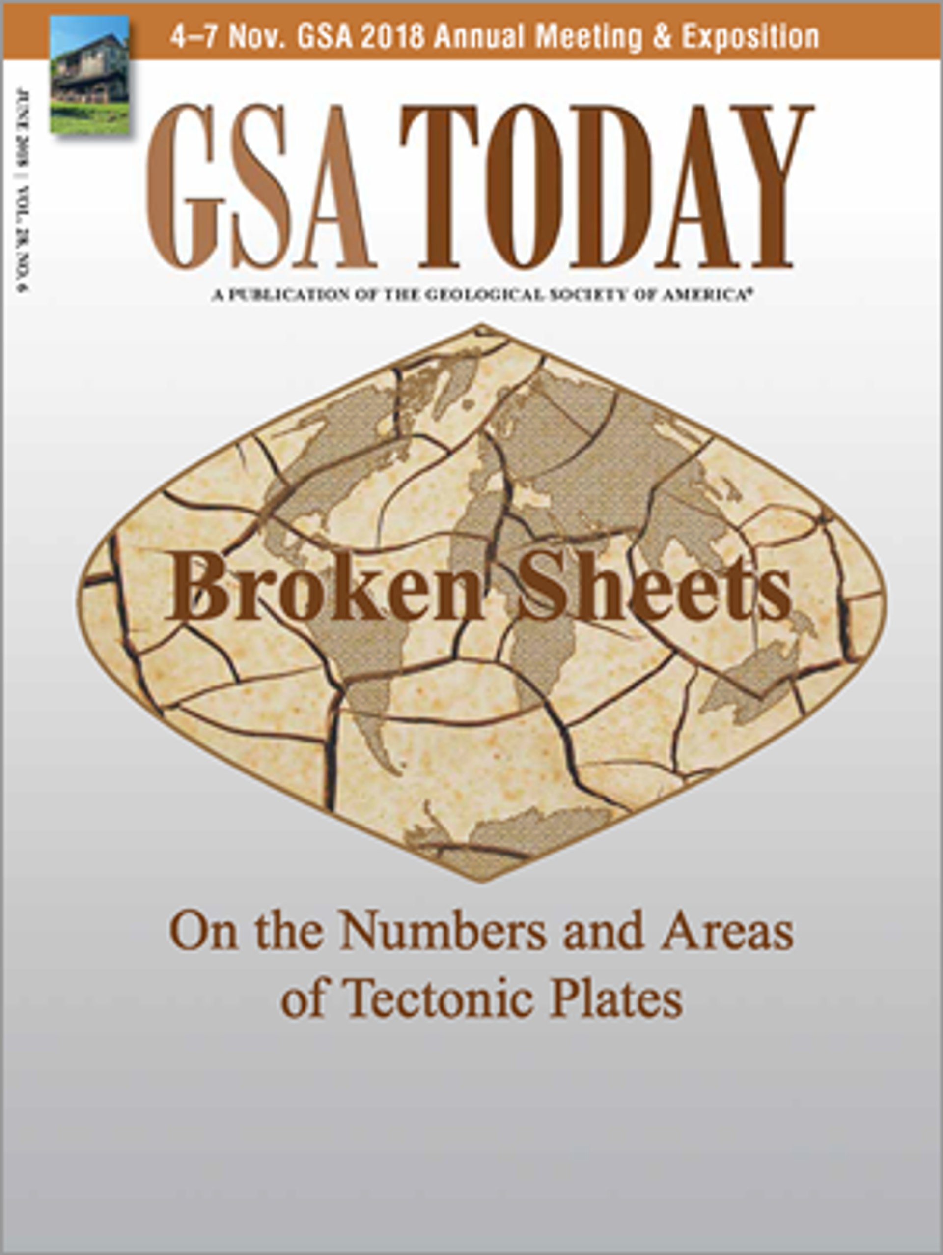 Cover image for GSA Today Issue: June 2018
