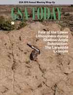 Cover image for GSA Today Issue: January 2020
