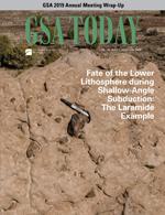 Cover image for GSA Today Issue: January 2020