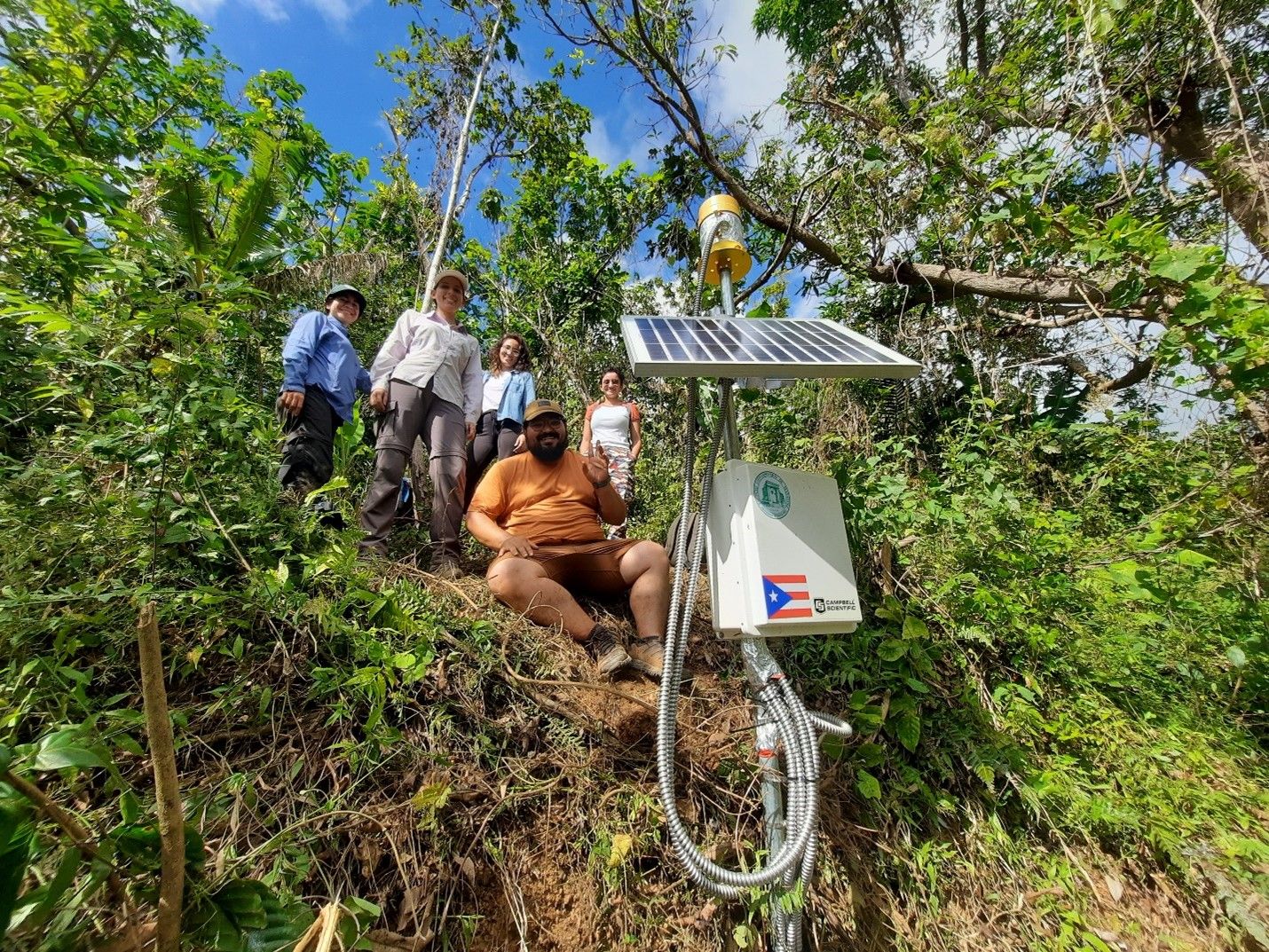slope monitoring station
