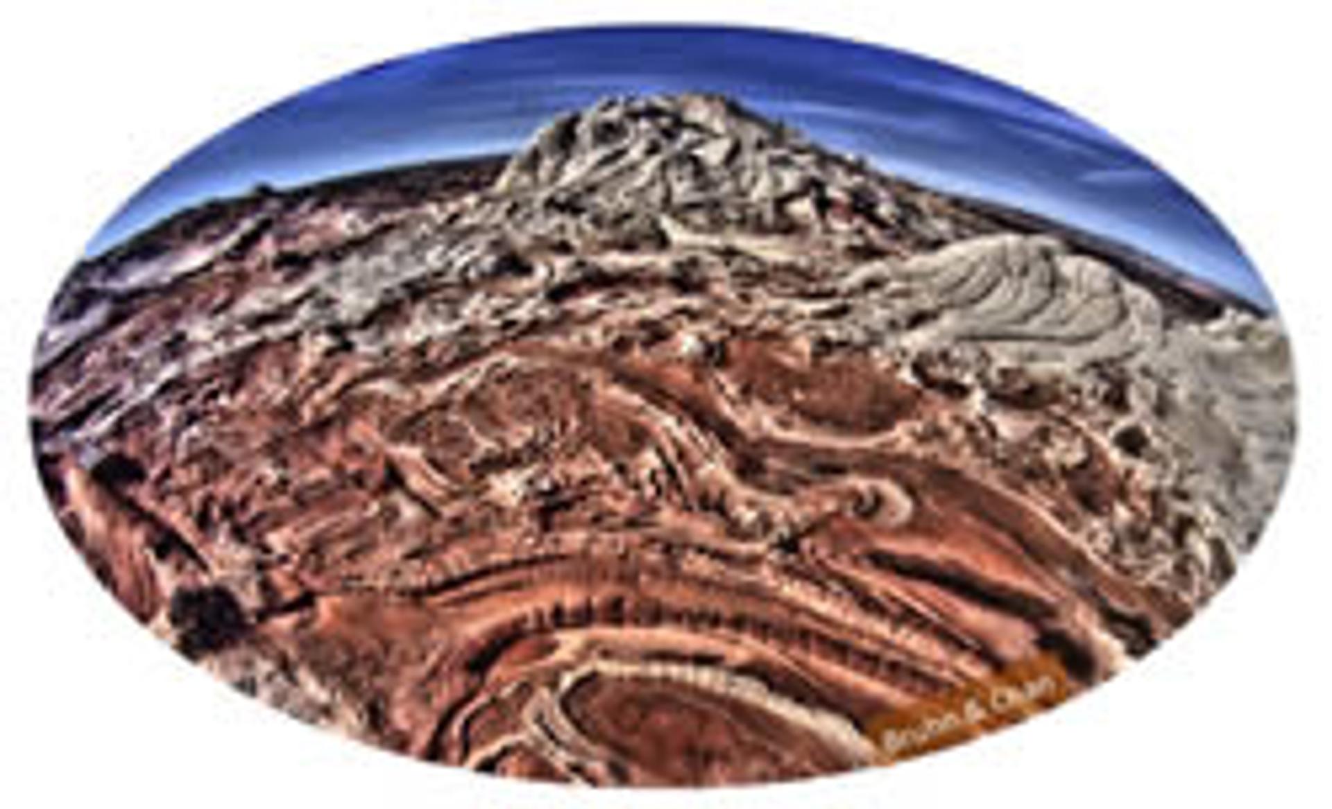 Photo of an Eolian (wind-blown) sand dune system