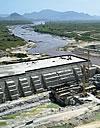 Grand Ethiopian Renaissance Dam (GERD) under construction on the Blue Nile in northern Ethiopia, near the Sudan border. This will be the largest hydroelectric power plant in Africa. The large reservoir to be placed behind the dam will be filled during a 5–7-year period during which it is expected that the amount of northward Nile flow to the Sudan and Egypt will be substantially reduced.