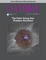 Cover image for GSA Today Issue: December 2019