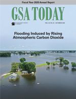 Cover image for GSA Today Issue: October 2020 