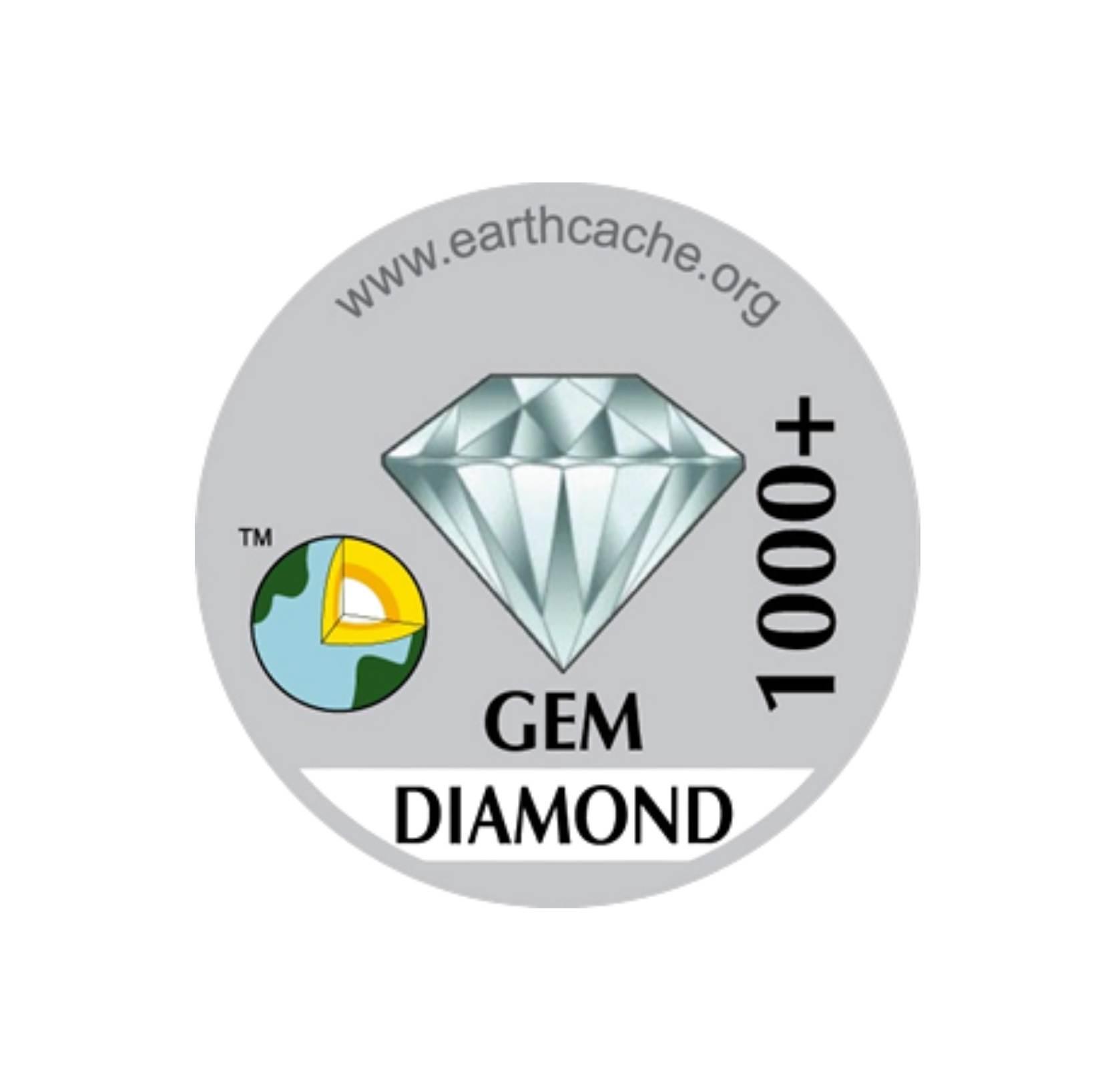 Diamond Earthcache Pin Image