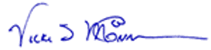 Vicki McConnell signature