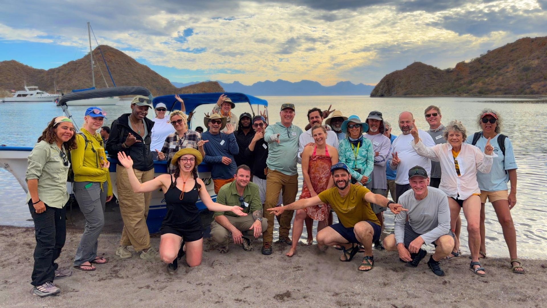 Group photo of field trip participants in Mexico at GSA Cordilleran Section Meeting