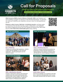 Thumbnail for PDF Call for Proposals flyer with a green banner, "Call for Proposals" header, QR code, and four sections with color images and text underneath them.