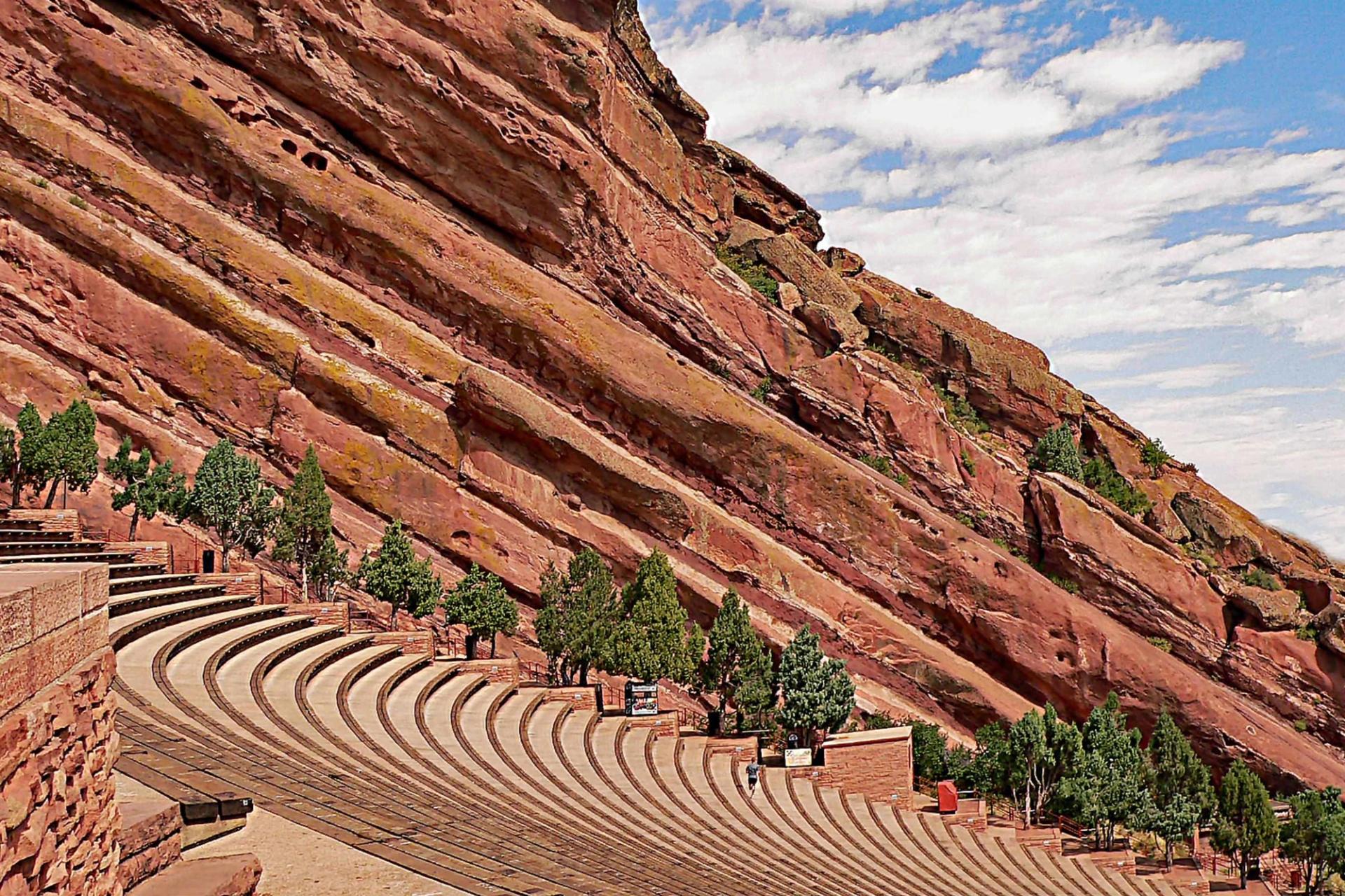 Scenic image of red rocks near denver colorado