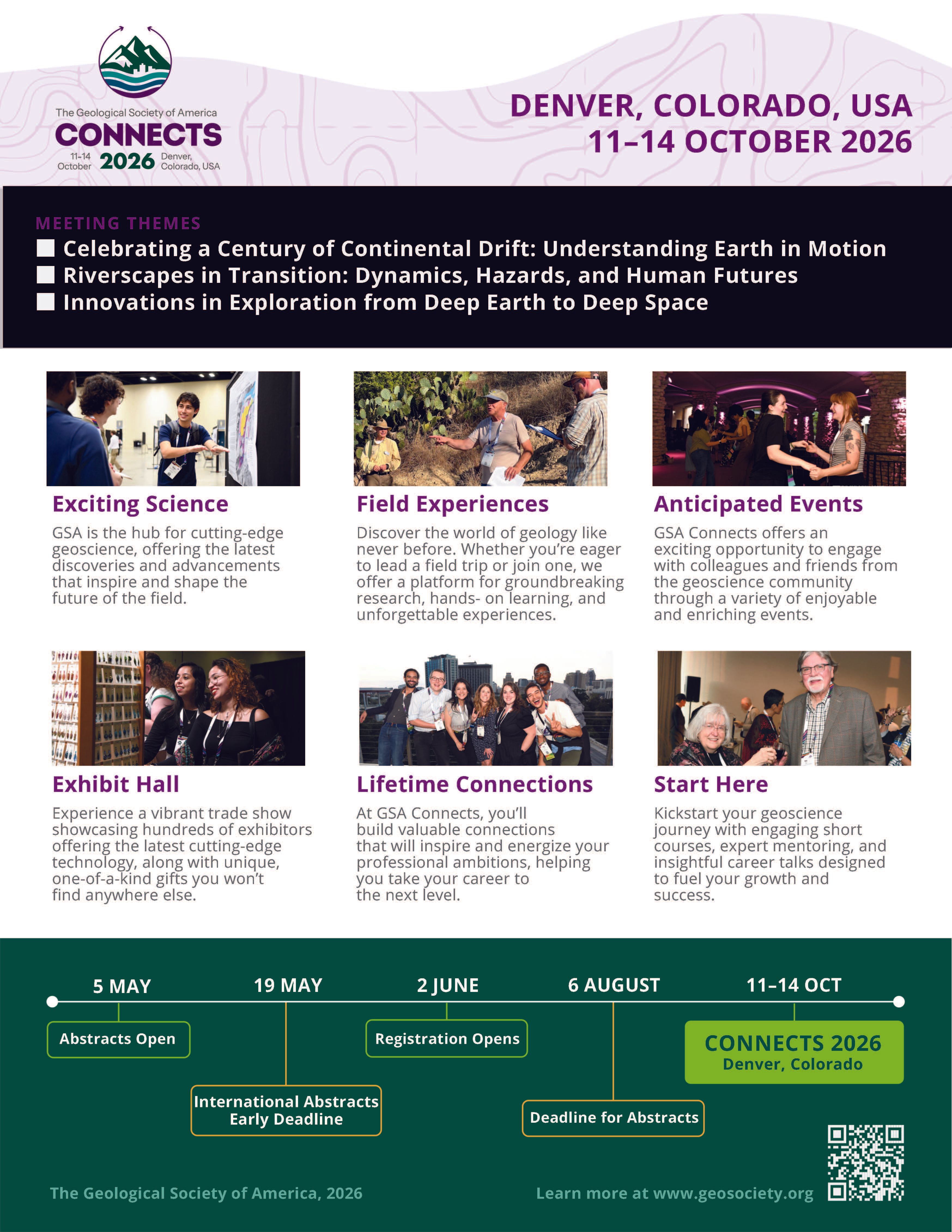 GSA Connects 2026 Timeline Flyer