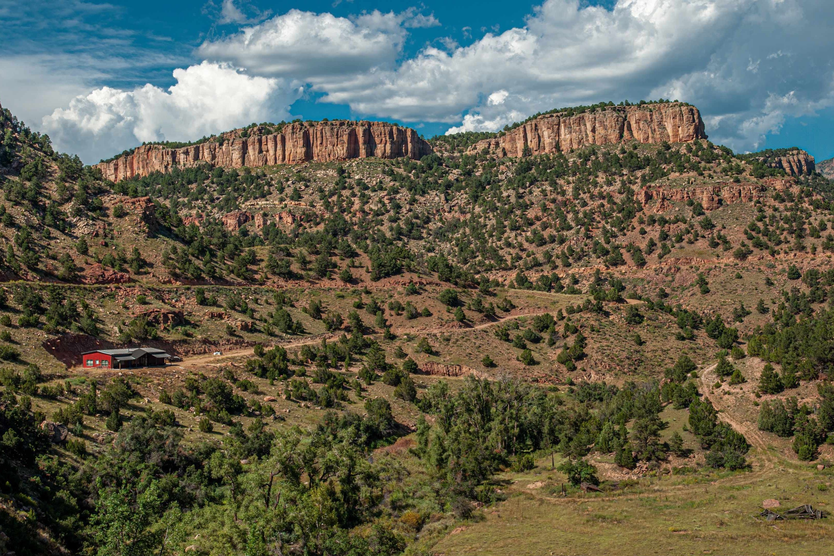 Scenic image of ridge near Fourmile Creek in Colorado