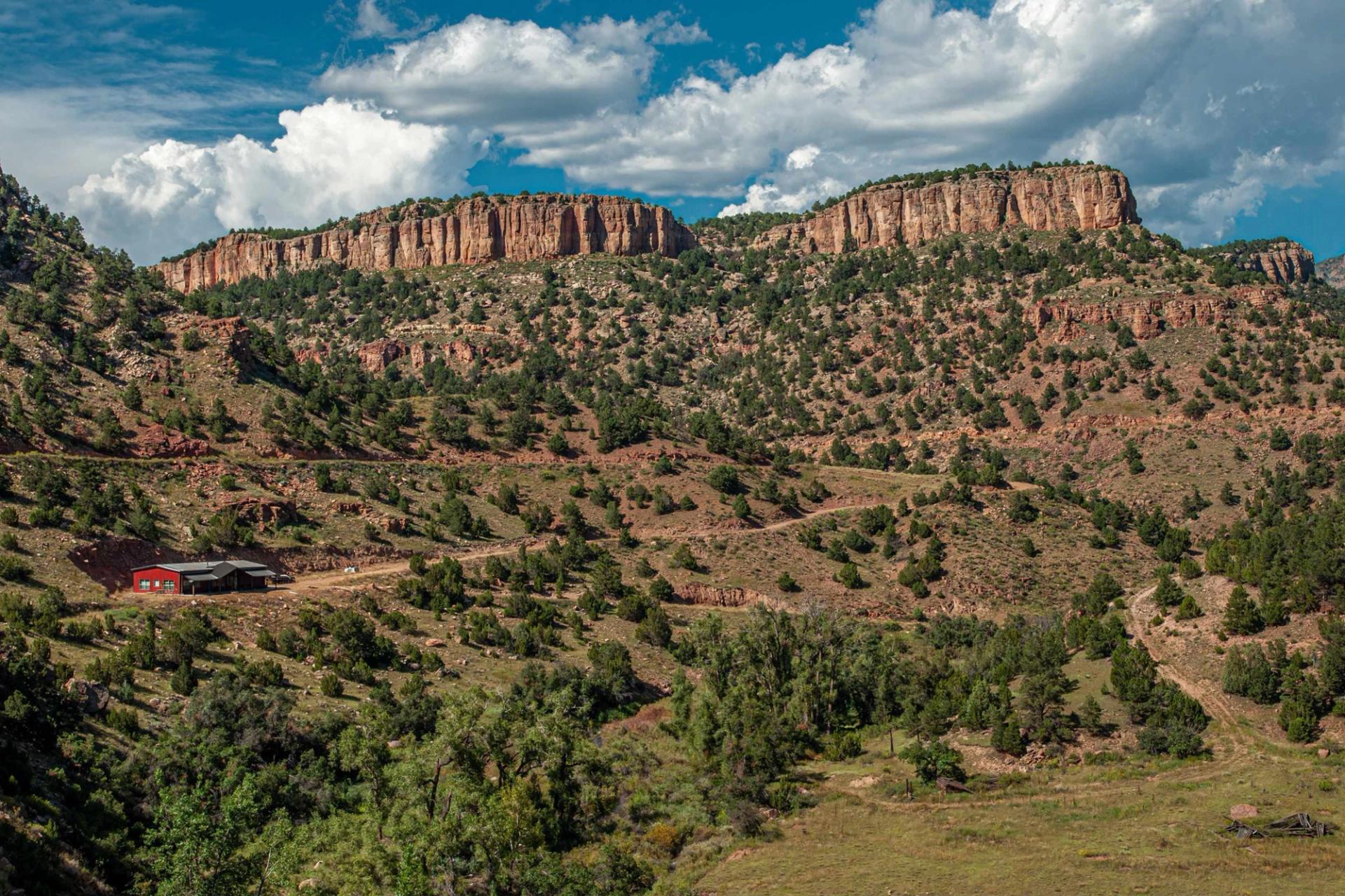 Scenic image of ridge near Fourmile Creek in Colorado