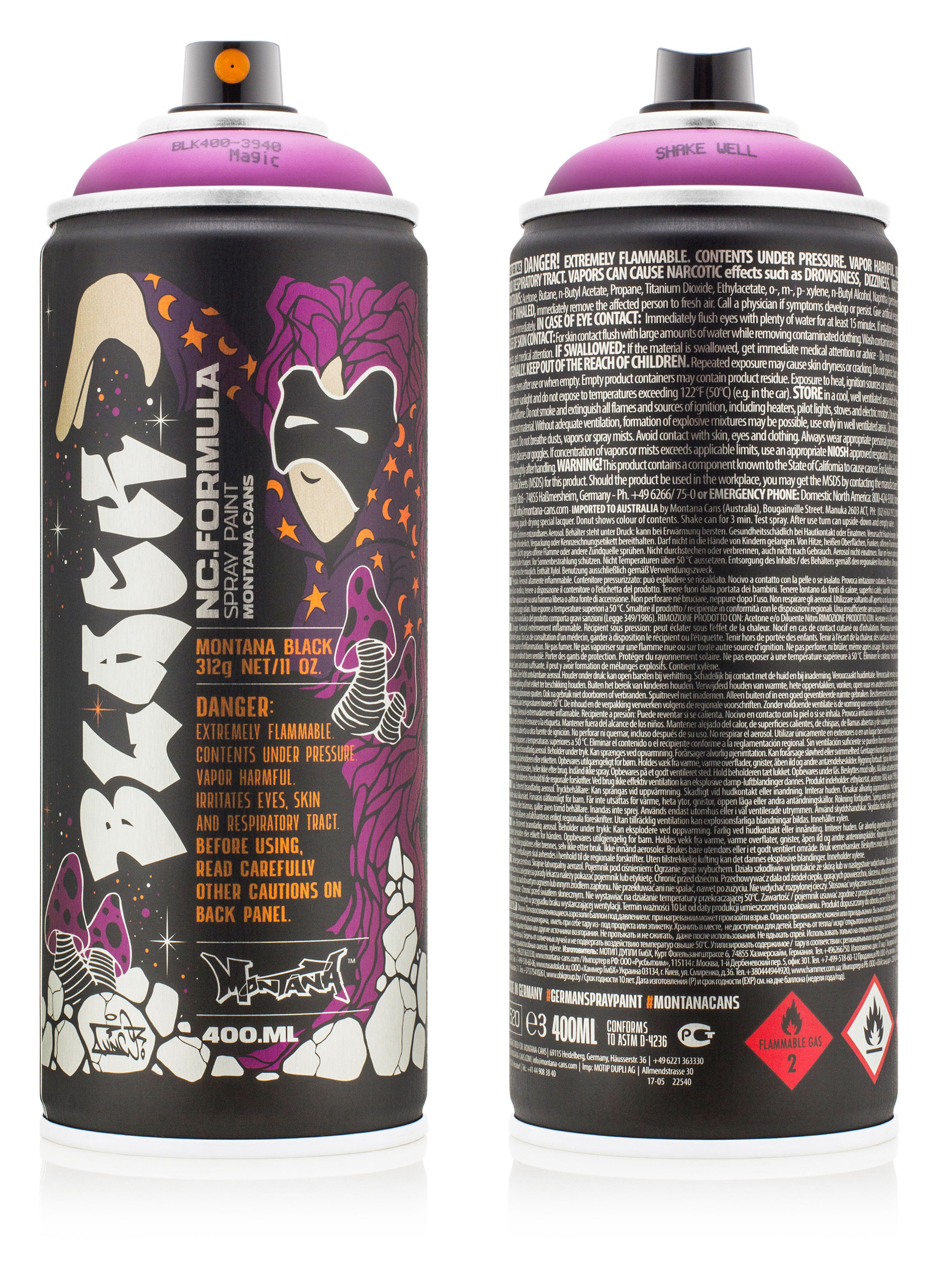Montana Spray Paint - Black Artist Edition Func’88
